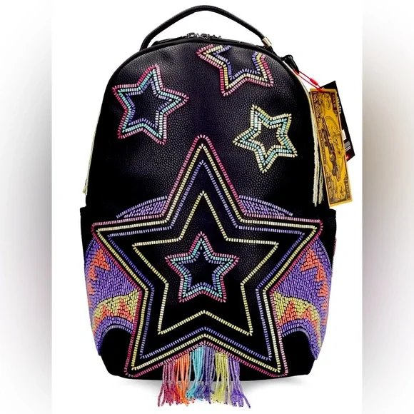 SPRAYGROUND
Star print canvas backpack Sprayground Space Warped RMX Backpack - Multi-Color main image 2